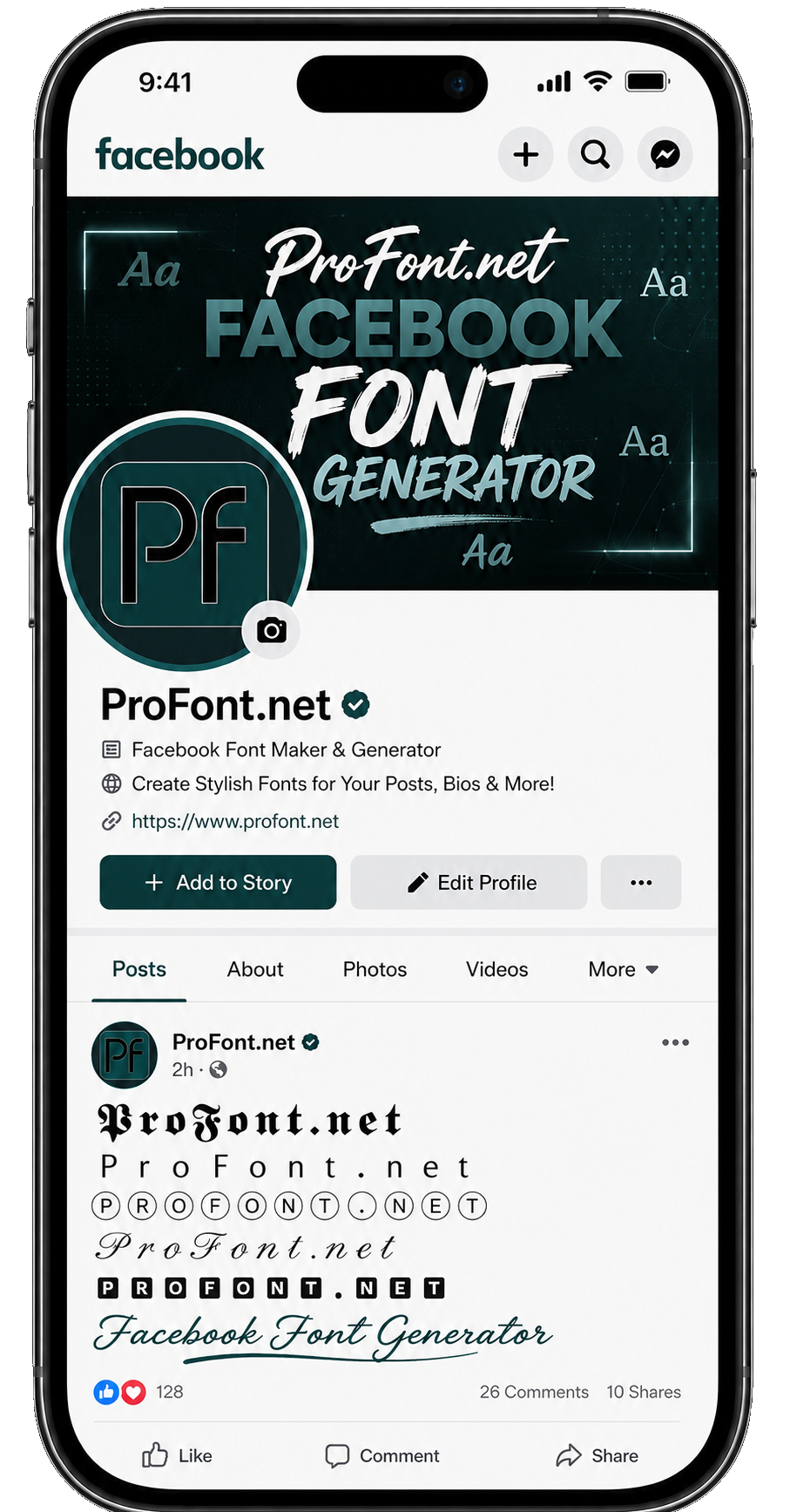 Facebook Font Generator