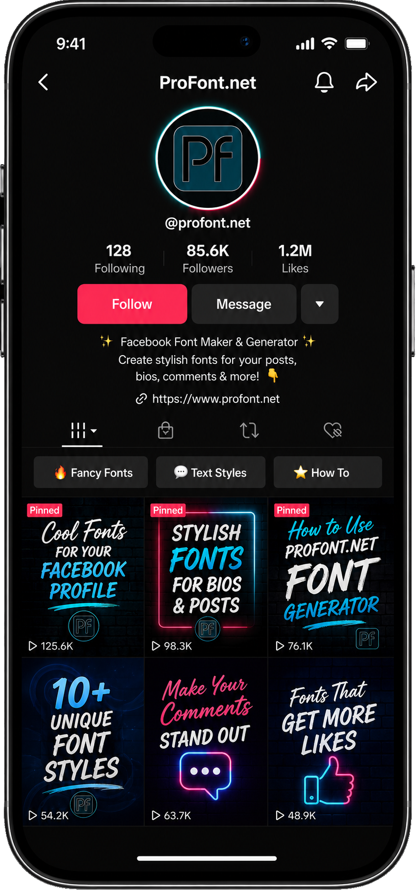 TikTok Font Generator