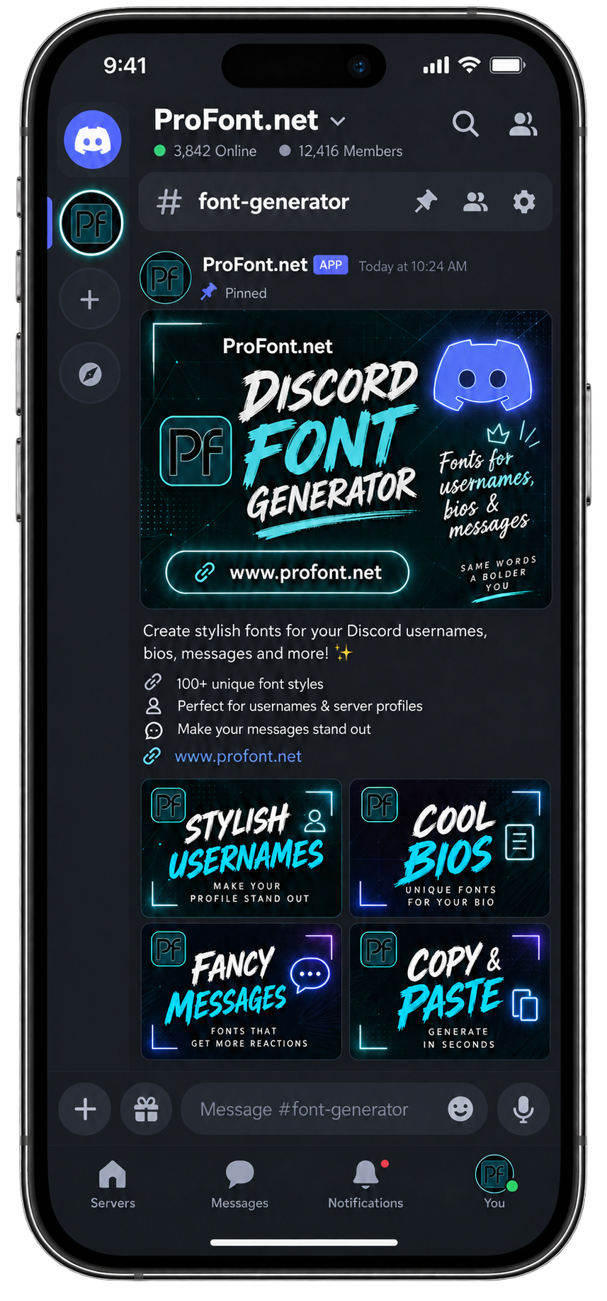 Discord Font Generator